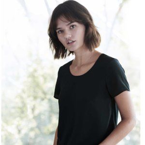 Washable Stretch Silk Tee